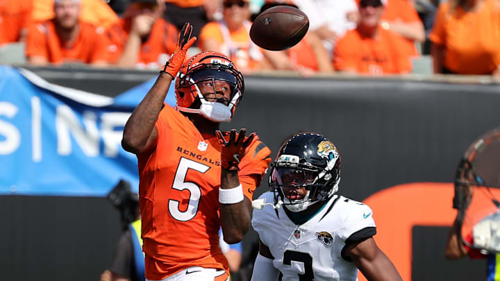 Cincinnati Bengals wide receiver Tee Higgins is an interesting prop target in Week 4. Cincinnati Bengals wide receiver Tee Higgins is an interesting prop target in Week 4.