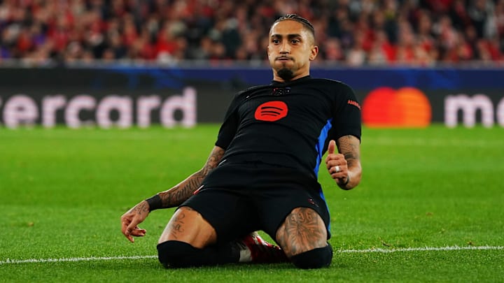 Raphinha et le FC Barcelone affrontent Benfica ce mardi en Ligue des Champions