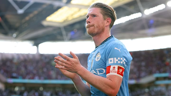 De Bruyne vive os últimos instantes como jogador do Manchester City
