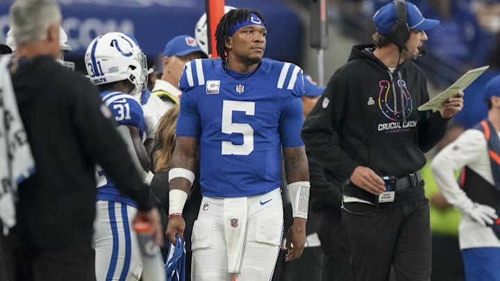 Indianapolis Colts quarterback Anthony Richardson.