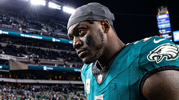 Nov 5, 2023; Philadelphia, Pennsylvania, USA; Philadelphia Eagles wide receiver A.J. Brown (11)