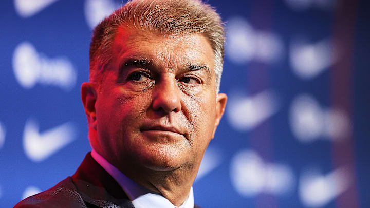 Joan Laporta tras hablar en rueda de prensa