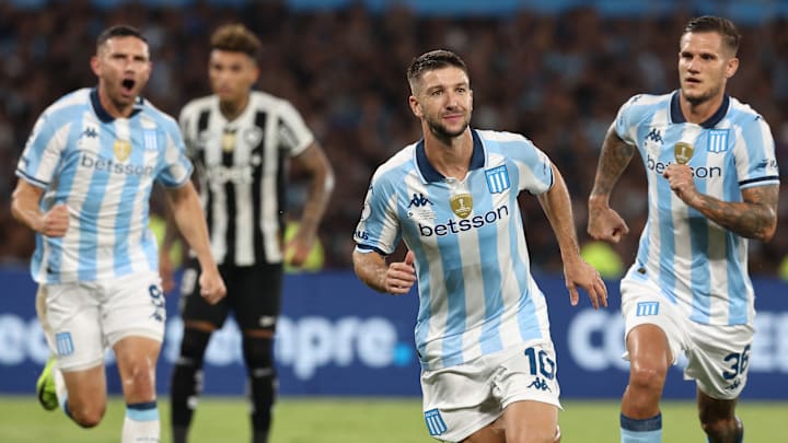 Vietto abriu o placar para o Racing diante do Botafogo