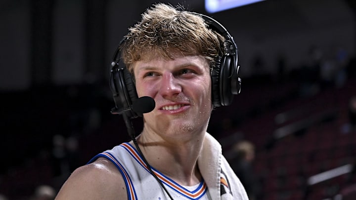 Florida Gators forward Thomas Haugh has turned an under-the-radar recruitment into a stellar career.