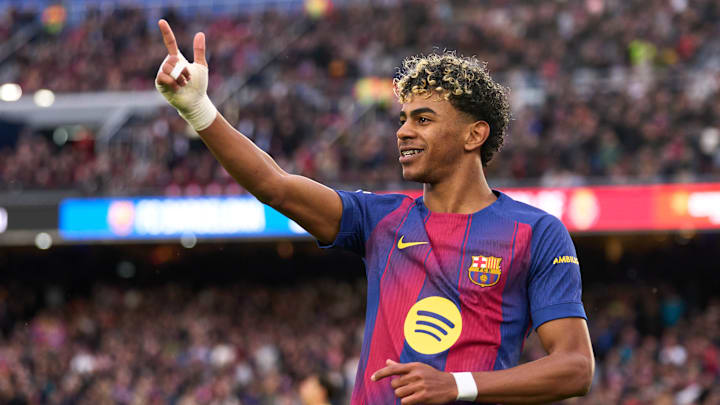 Lamine Yamal a marqué un triplé retentissant.