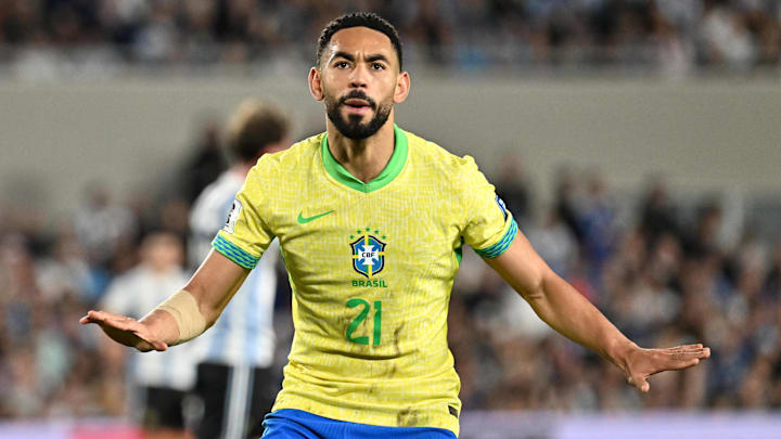 New Man Utd signing Matheus Cunha is a regular Brazil international. New Man Utd signing Matheus Cunha is a regular Brazil international.