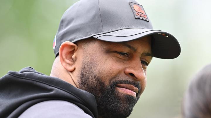 May 8, 2026; Berea, OH, USA; Cleveland Browns executive vice president, football operations & general manager Andrew Berry during rookie minicamp at CrossCountry Mortgage Campus. Mandatory Credit: Ken Blaze-Imagn Images May 8, 2026; Berea, OH, USA; Cleveland Browns executive vice president, football operations & general manager Andrew Berry during rookie minicamp at CrossCountry Mortgage Campus. Mandatory Credit: Ken Blaze-Imagn Images