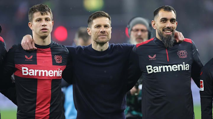 Xabi Alonso im Fokus - im wahrsten Sinne des Wortes