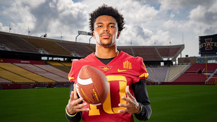Iowa State defensive back Darien Porter stands for a photo during media day at Jack Trice Stadium in Ames, Friday, Aug. 4, 2023.