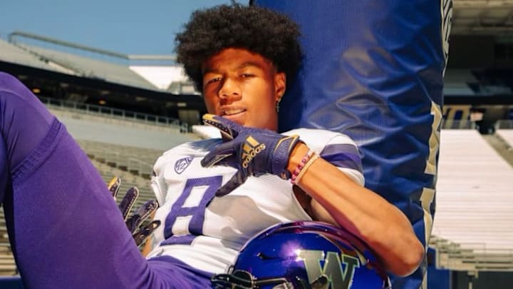 Taeshaun Lyons on UW recruiting visit. 