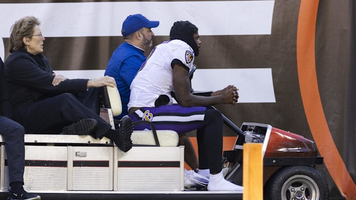 Baltimore Ravens quarterback Lamar Jackson had to exit the game against the Cleveland Browns in Week 14, but could be available to play in Week 15.