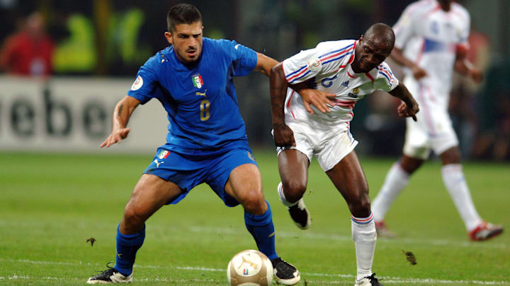 Gennaro Gattuso face à Claude Makélélé.
