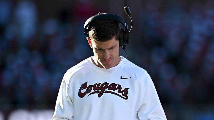 Washington State Cougars head coach Kirby Moore. Washington State Cougars head coach Kirby Moore.