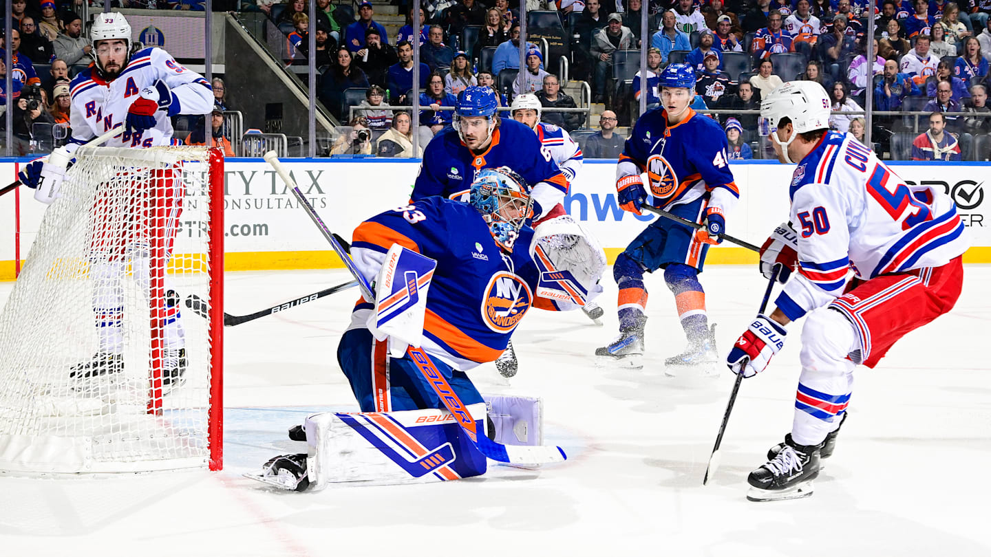 NY Islanders goalie David Rittich has been historically dominant against NY Rangers