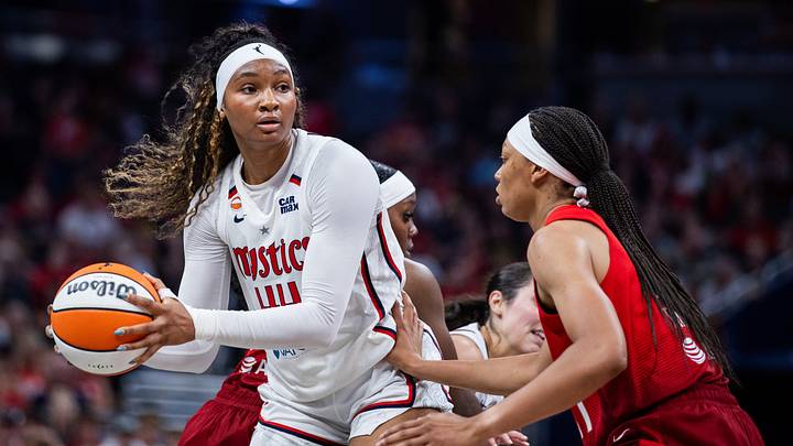 Washington Mystics forward Kiki Iriafen is a strong prop target on Sept. 22.