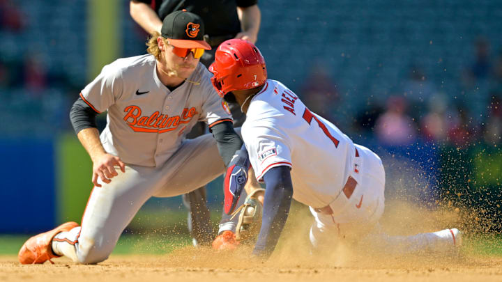 Los Angeles Angels outfielder Jo Adell