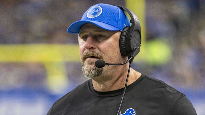 Detroit Lions winning head coach Dan Campbell.