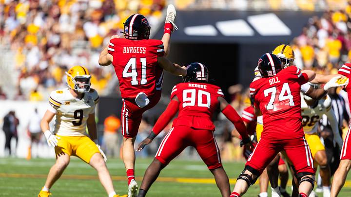 Texas Tech Red Raiders punter Mandatory Credit: Mark J. Rebilas-Imagn Images Texas Tech Red Raiders punter Mandatory Credit: Mark J. Rebilas-Imagn Images