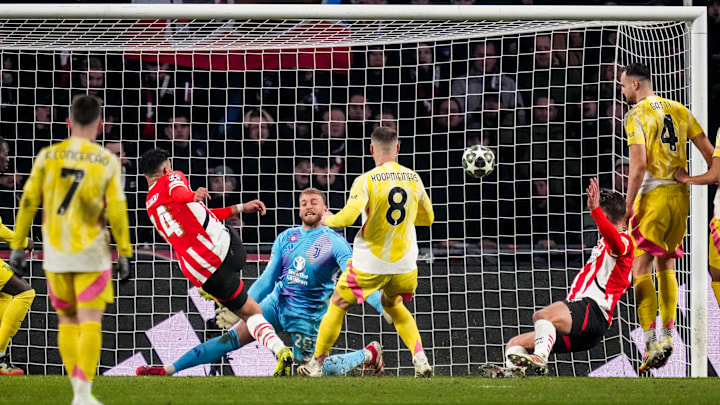 PSV joined Feyenoord in the Champions League round of 16 and could face Arsenal