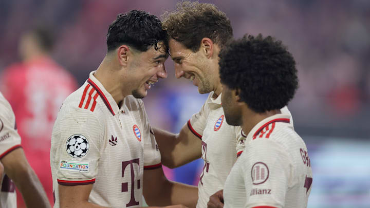 Goretzka und Pavlovic befinden sich derzeit in etwa auf Augenhöhe. 