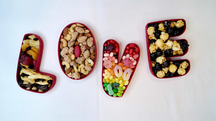 LOVE Gourmet Gift Box: Edible Letters Filled with Artisanal Treat