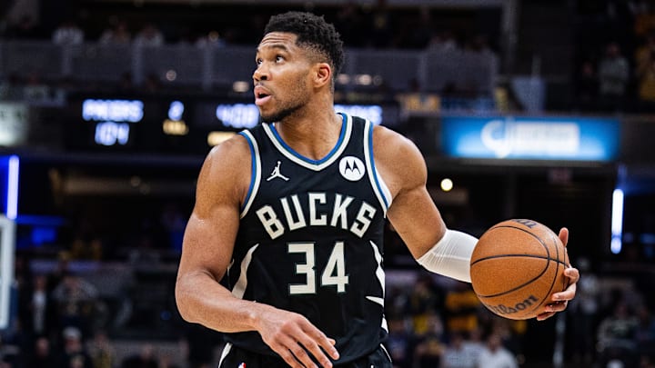 Milwaukee Bucks forward Giannis Antetokounmpo is a great prop target on Sunday.