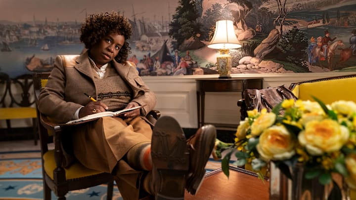 The Residence. Uzo Aduba as Cordelia Cupp in episode 104 of The Residence