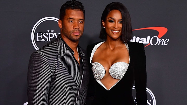 Pittsburgh Steelers quarterback Russell Wilson and recording artist Ciara.