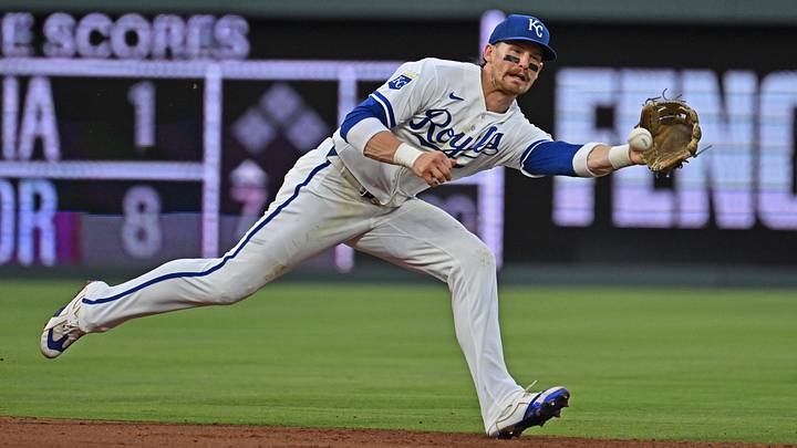 May 26, 2026; Kansas City, Missouri, USA; Kansas City Royals shortstop Bobby Witt Jr. (7) makes a play on the ball in the fifth inning against the New York Yankees at Kauffman Stadium. Mandatory Credit: Peter Aiken-Imagn Images May 26, 2026; Kansas City, Missouri, USA; Kansas City Royals shortstop Bobby Witt Jr. (7) makes a play on the ball in the fifth inning against the New York Yankees at Kauffman Stadium. Mandatory Credit: Peter Aiken-Imagn Images