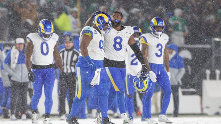 NFC Divisional Playoffs: Los Angeles Rams Kobie Turner, Jared Verse