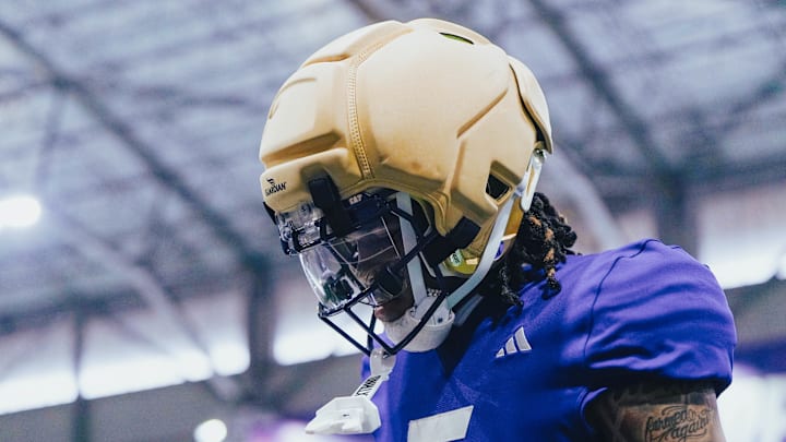 Omari Evans has impressed his coaches in UW spring ball. 