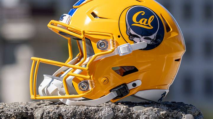 Helmets Cal will wear Saturday night with a version of the classic Grateful Dead logo Helmets Cal will wear Saturday night with a version of the classic Grateful Dead logo