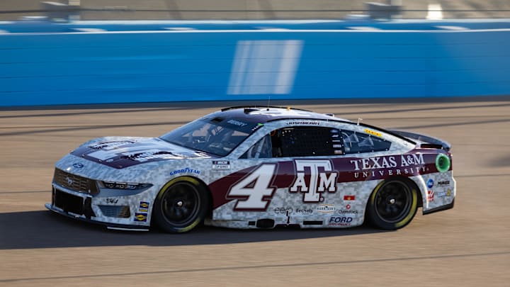 Nov 8, 2024; Avondale, Arizona, USA; NASCAR Cup Series driver Josh Berry (4) during practice for the NASCAR Championship race at Phoenix Raceway. Mandatory Credit: Mark J. Rebilas-Imagn Images