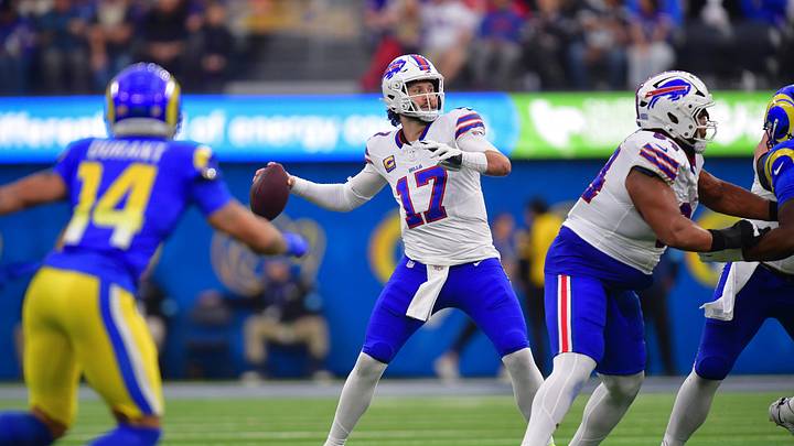 The Rams and Bills are favorites to win their respective conferences in the 2026-27 NFL season. The Rams and Bills are favorites to win their respective conferences in the 2026-27 NFL season.