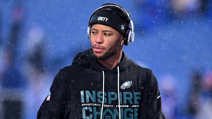 Philadelphia Eagles running back Saquon Barkley Philadelphia Eagles running back Saquon Barkley