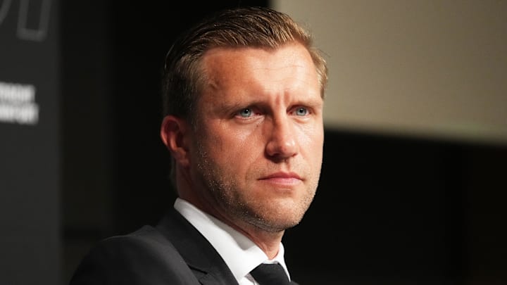 Eintracht Sportvorstand Markus Krösche verzichtet auf den Transfer von Victor Froholdt - zumindest vorerst