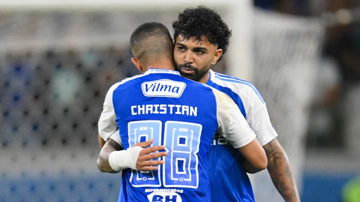 Gabigol foi o autor do gol da vitória do Cruzeiro sobre o Flamengo no Brasileirão