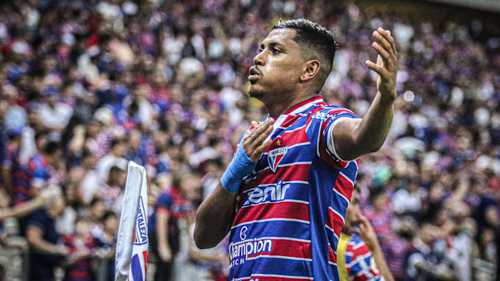 Pedro Rocha marcou dois gols na partida realizada na Arena Castelão