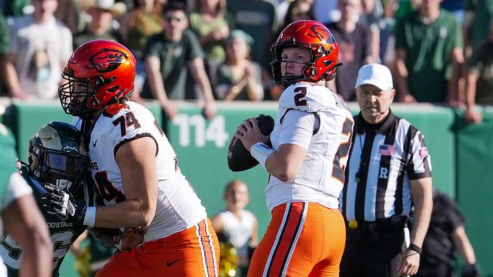 Oregon State’s offense is among the best in the Group of 6 ranks. Oregon State’s offense is among the best in the Group of 6 ranks.