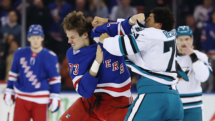 San Jose Sharks v New York Rangers