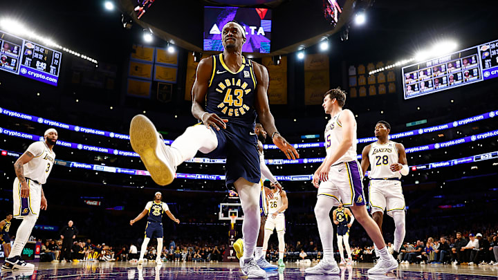 Indiana Pacers v Los Angeles Lakers