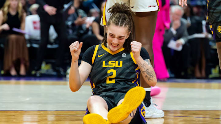 Grace Knox 2, LSU Tigers Women’s Basketball take on the South Carolina Gamecocks at the Pete Maravich Assembly Center in Baton Rouge, LA. Saturday, Feb. 14, 2026.
