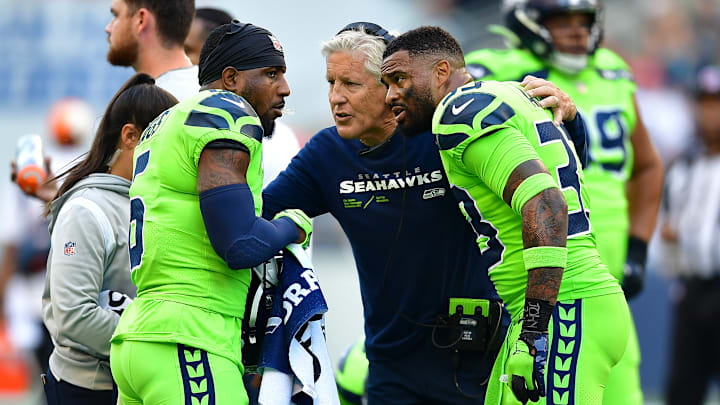 Quandre Diggs and Jamal Adams with the Seattle Seahawks