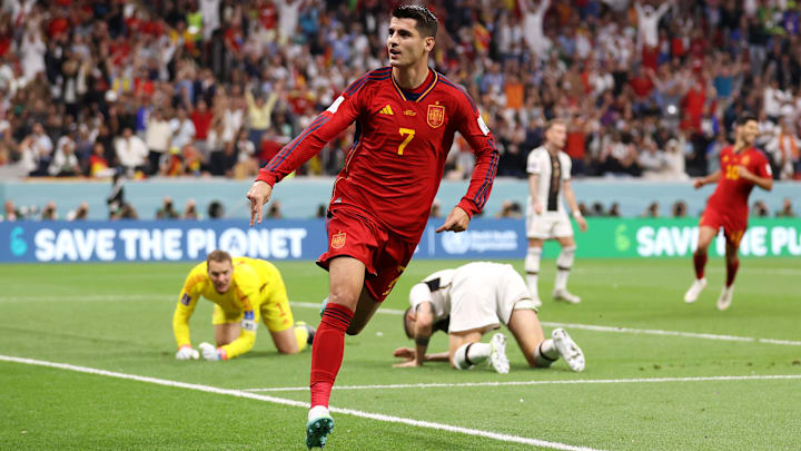 Alvaro Morata a ouvert le score contre l'Allemagne
