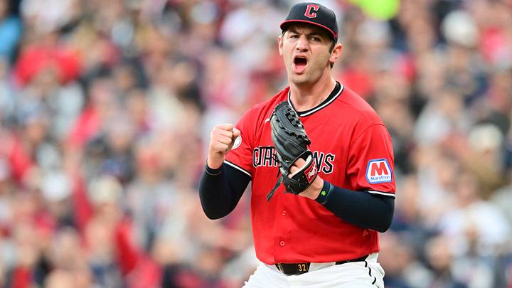 Oct 5, 2026: Cleveland Guardians pitcher Gavin Williams (32) reacts in the fourth inning in game two of the ALDS for the 2026 MLB Playoffs against the Chicago White Sox at Progressive Field. = Credit: Ken Blaze-Imagn Images Oct 5, 2026: Cleveland Guardians pitcher Gavin Williams (32) reacts in the fourth inning in game two of the ALDS for the 2026 MLB Playoffs against the Chicago White Sox at Progressive Field. = Credit: Ken Blaze-Imagn Images
