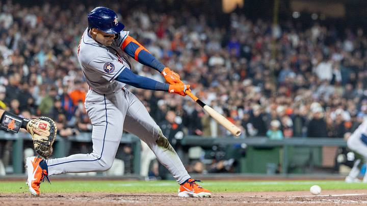 Cam Smith and the Astros are road favorites in San Francisco. Cam Smith and the Astros are road favorites in San Francisco.