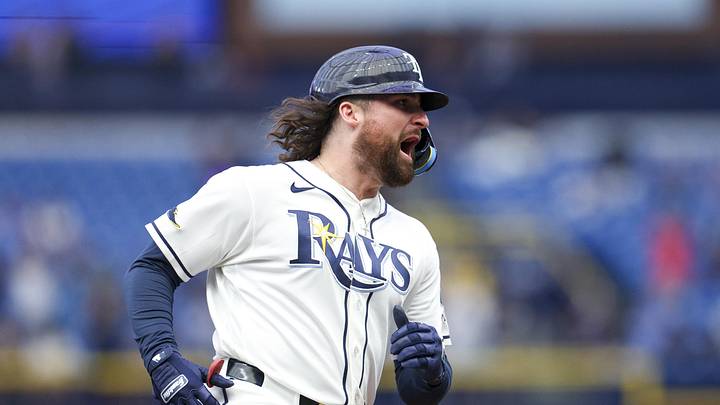 Tampa Bay Rays right fielder Ryan Vilade.