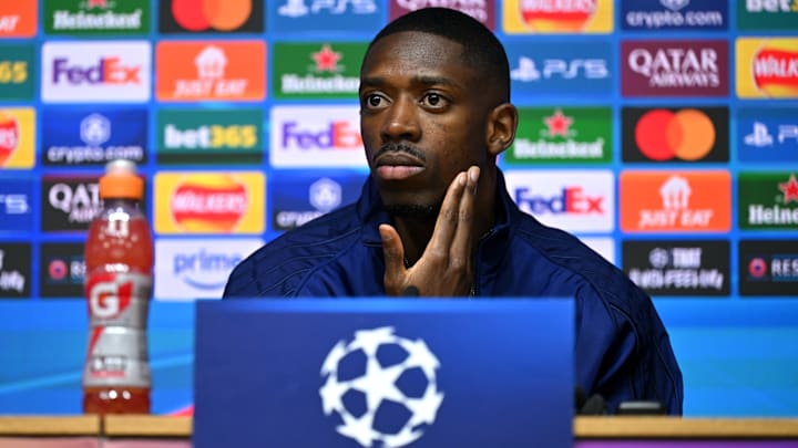 Ousmane Dembélé a répondu aux questions en conférence de presse à Villa