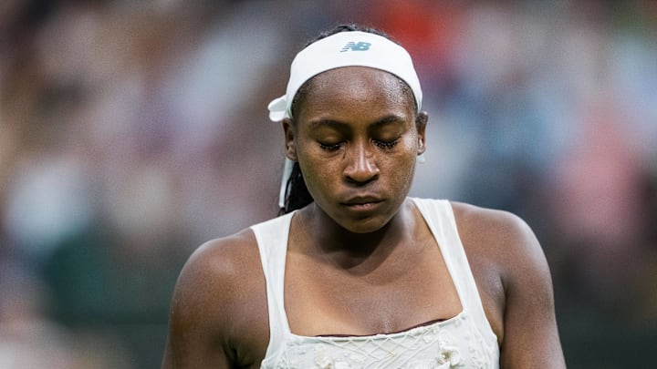Coco Gauff was among the many top-ranked players upset in the first round of Wimbledon.