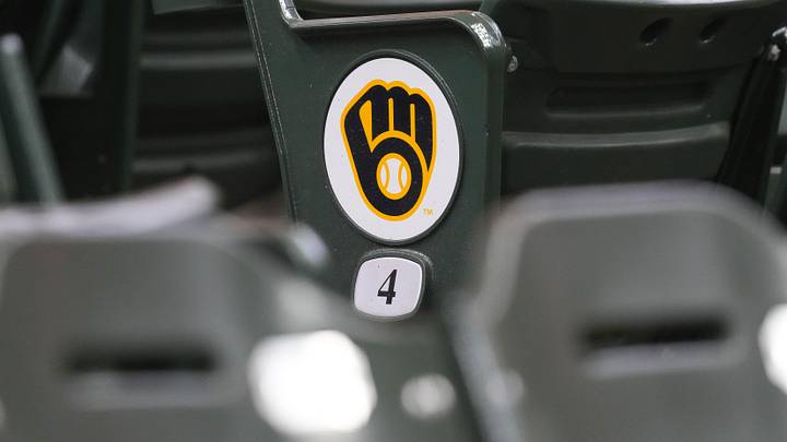 Apr 5, 2025; Milwaukee, Wisconsin, USA; General view of a Milwaukee Brewers logo on seating within American Family Field prior to the game between the Cincinnati Reds and Milwaukee Brewers. Mandatory Credit: Jeff Hanisch-Imagn Images Apr 5, 2025; Milwaukee, Wisconsin, USA; General view of a Milwaukee Brewers logo on seating within American Family Field prior to the game between the Cincinnati Reds and Milwaukee Brewers. Mandatory Credit: Jeff Hanisch-Imagn Images